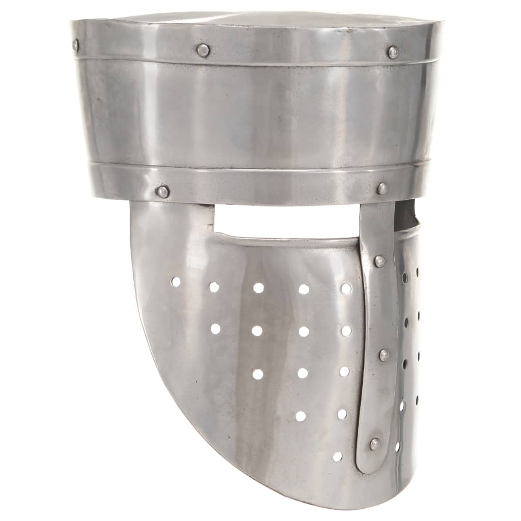 Preußische Pickelhaube Antik Replik für LARP Schwarz Stahl