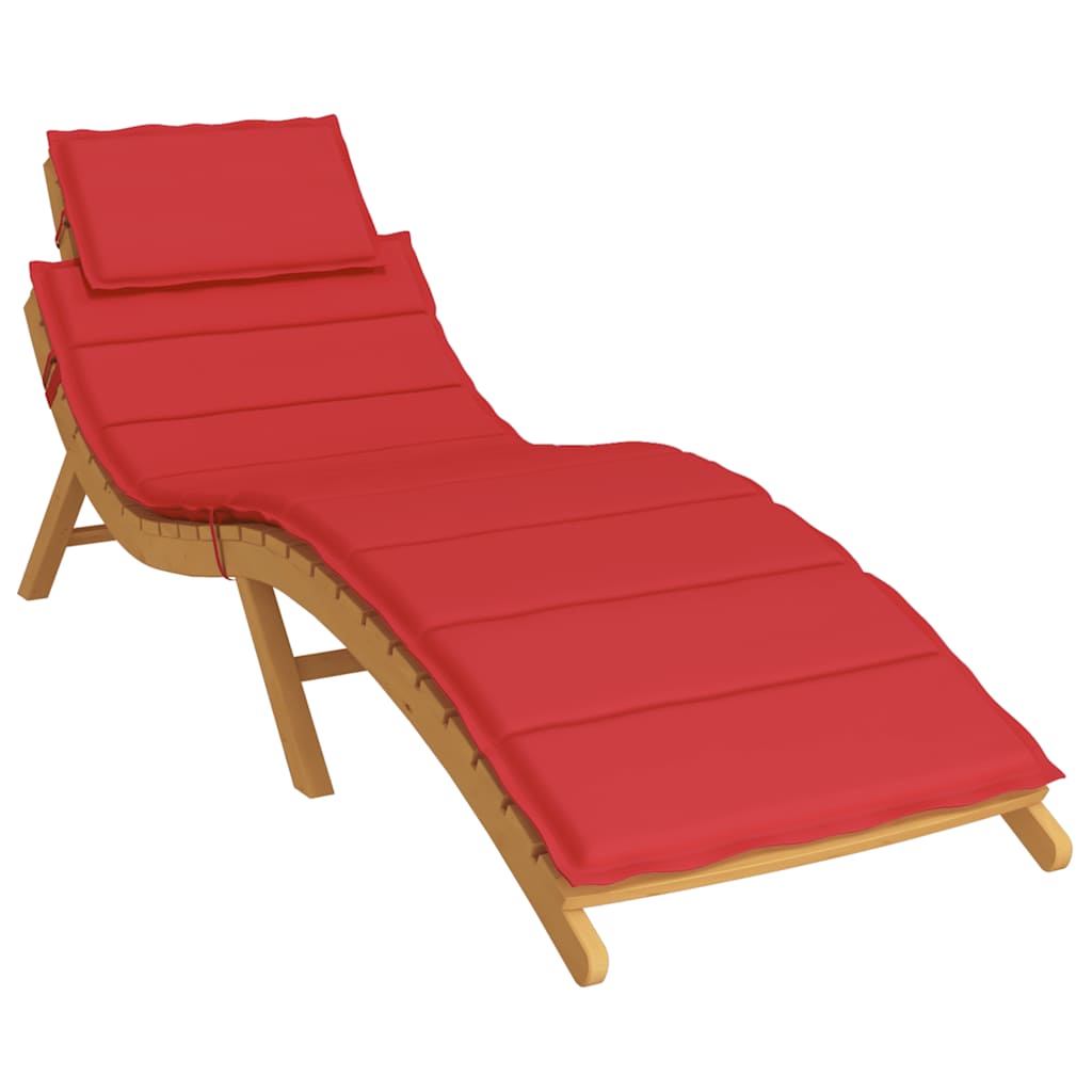 Sonnenliegen-Auflage Grau 186x58x4 cm Oxford-Gewebe