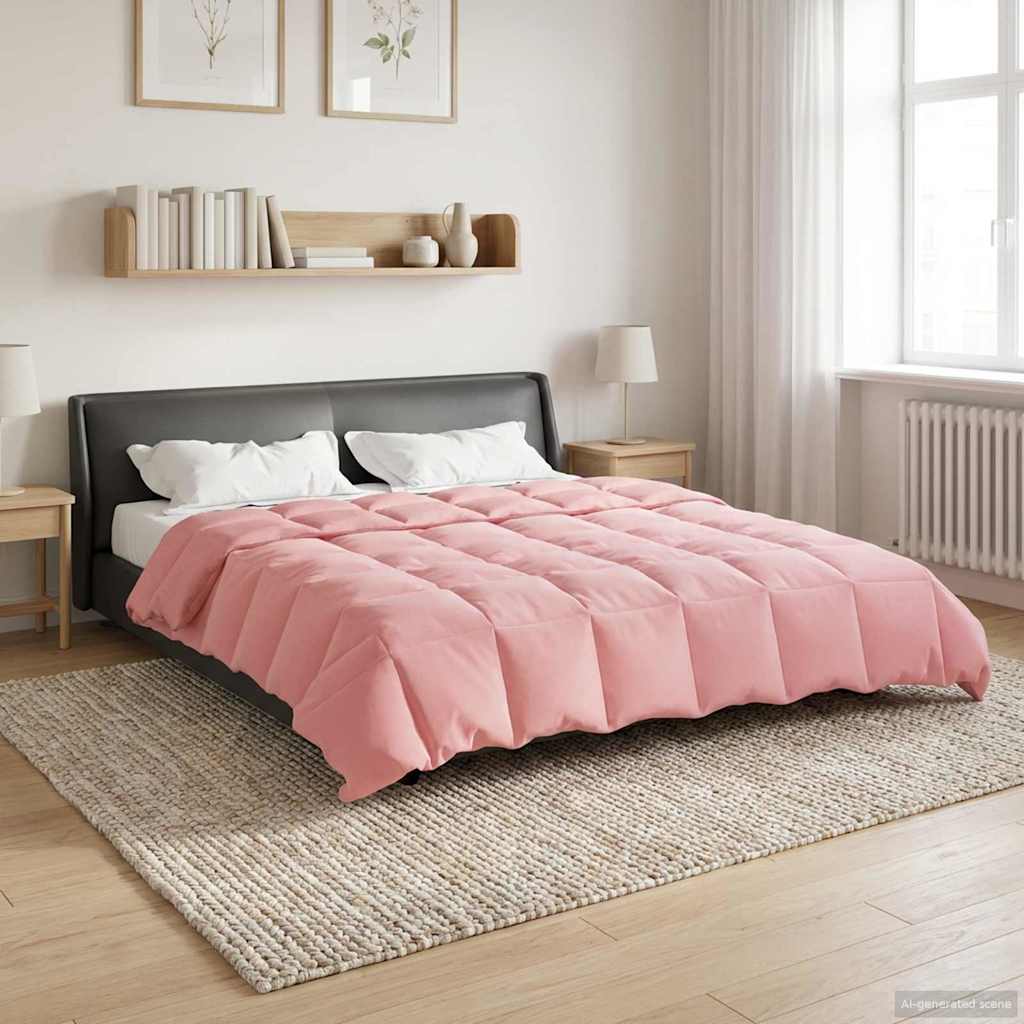 Sommerdecke Gesteppt Anthrazit 135 x 200 cm Mikrofaser