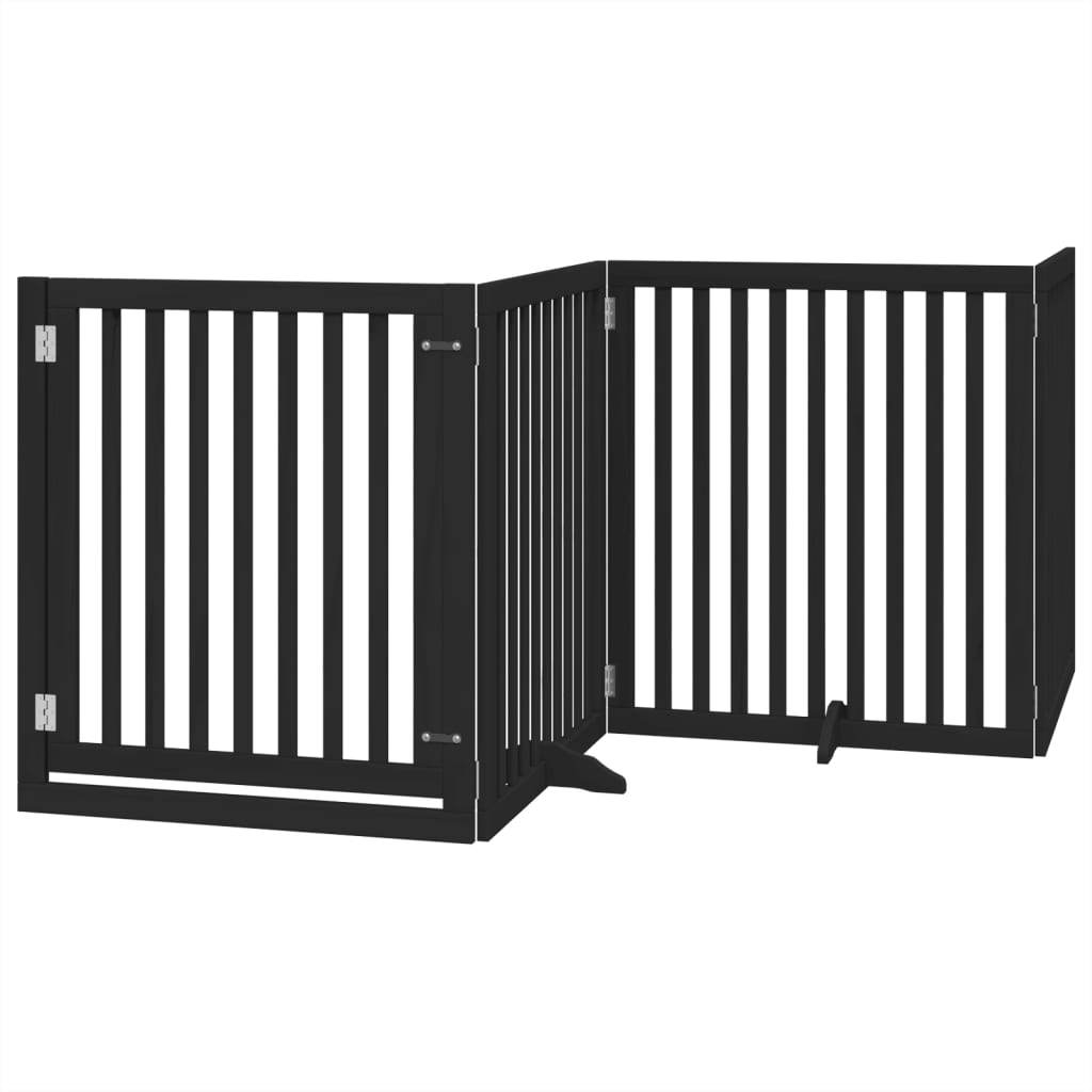 Hundegitter Faltbar 3 Paneele 150 cm Pappelholz