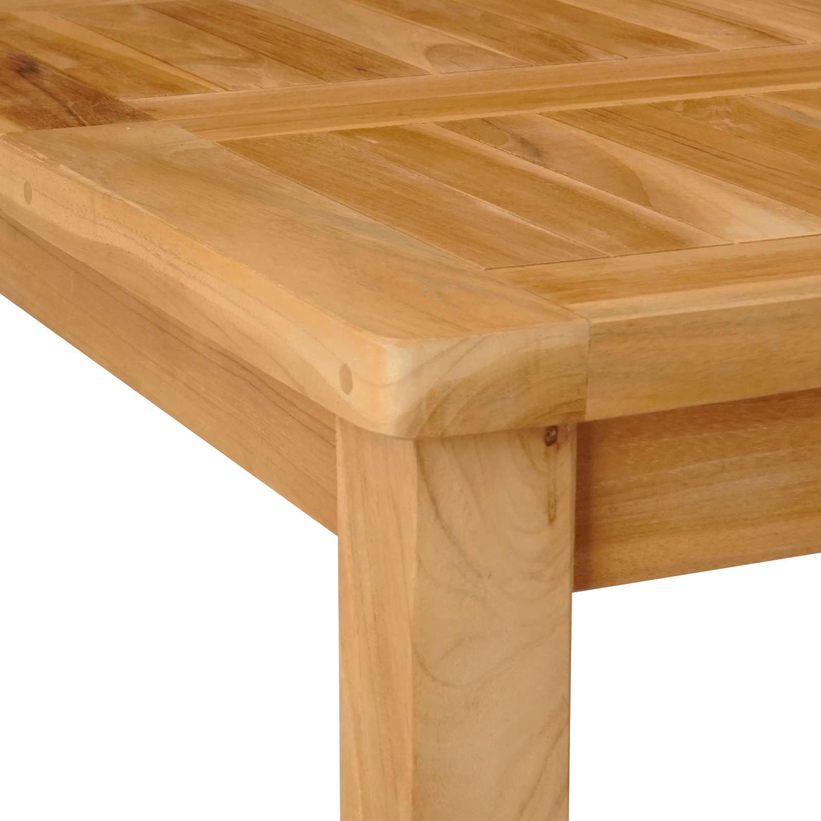 Bartisch Natur 60 x 60 x 105 cm Massiv-Teak