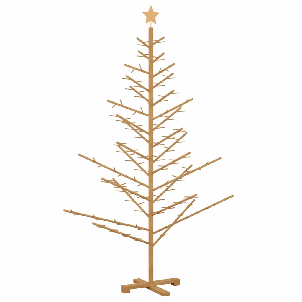 Holz Weihnachtsbaum Natur 150 cm Massives Kiefernholz