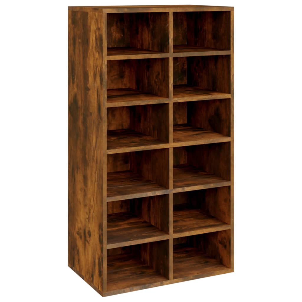 Schuhregal Weiß 54x34x100,5 cm Holzwerkstoff
