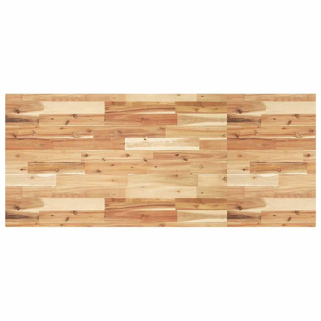 Tischplatte Rechteckig 60x50x2 cm Massivholz Akazie