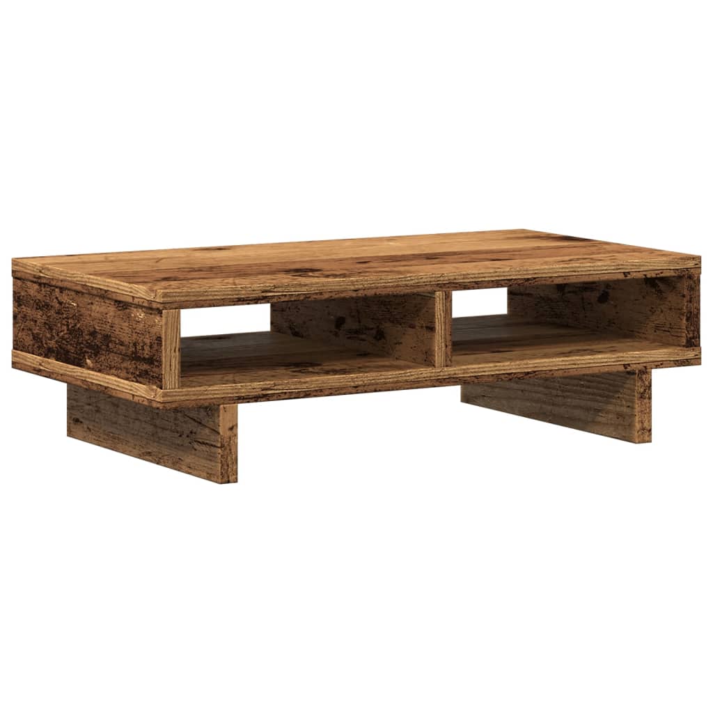 Monitor Halterung Schwarz 100 x 27 x 15 cm Holzwerkstoff