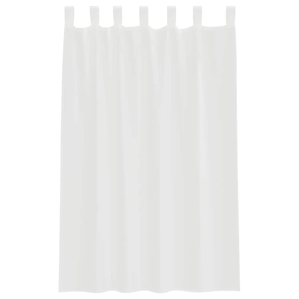 Voile Vorhänge mit Ösen 2 Stk. Apfelgrün 140x140 cm