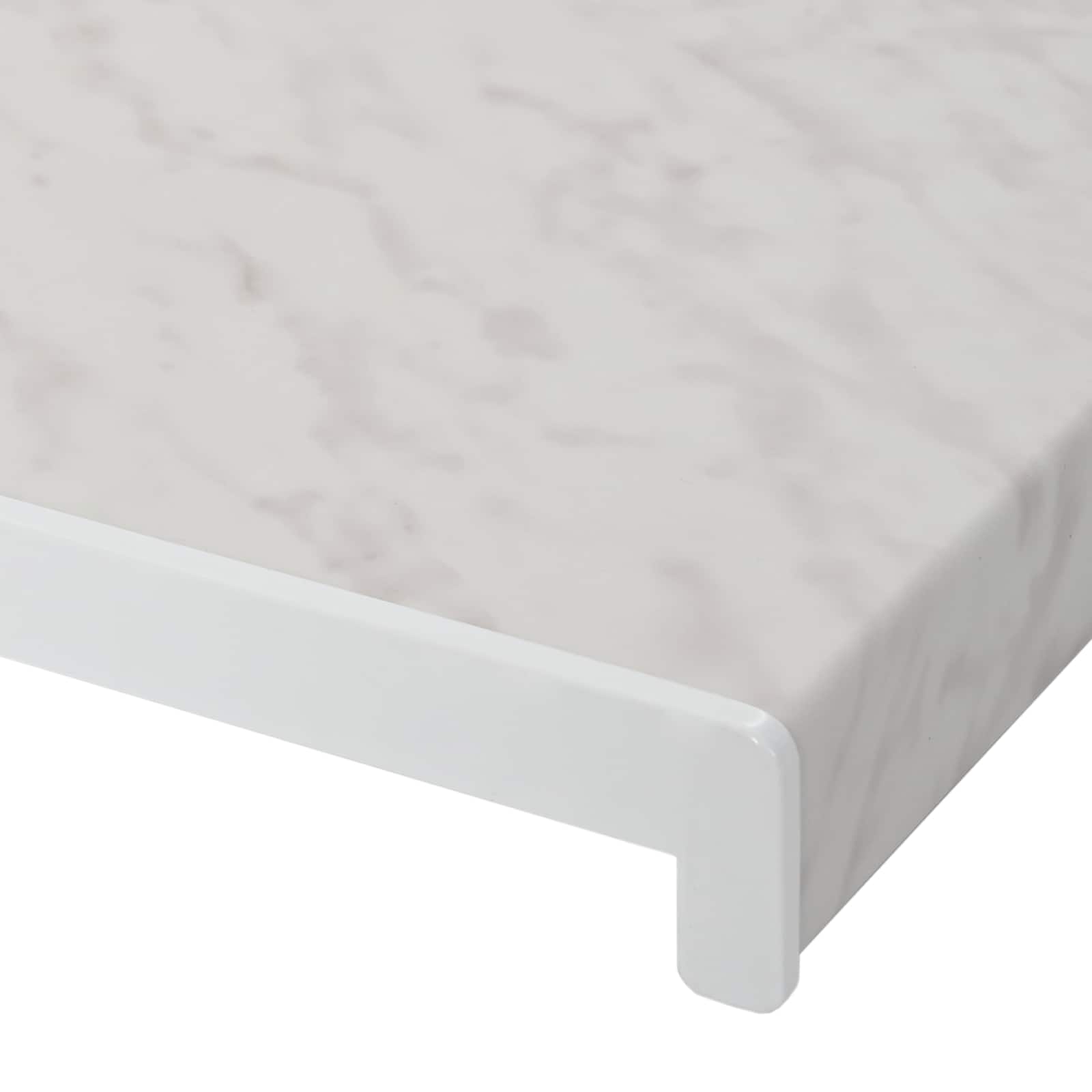 Fensterbank Weiß 60 x 10 x 4,5 cm PVC