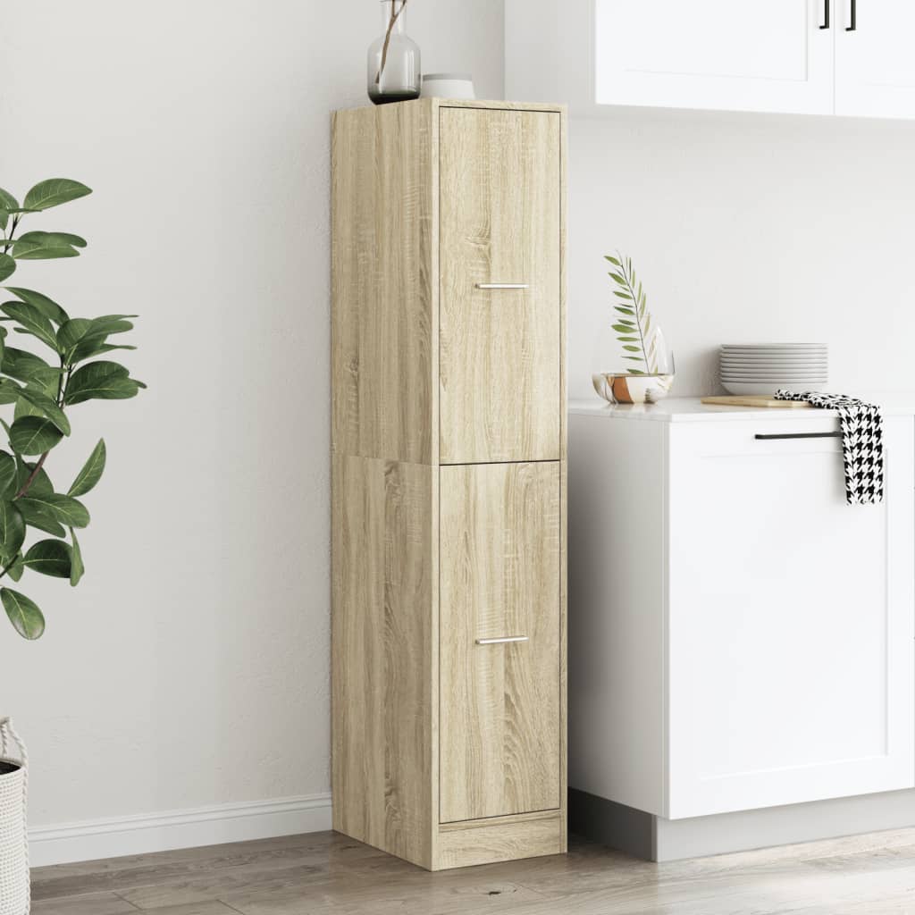 Apothekerschrank Weiß 30 x 41 x 174,5 cm Holzwerkstoff