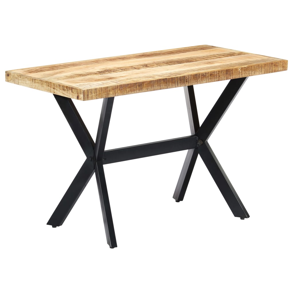 Esstisch Massivholz Mango und Stahlgestell 180 cm