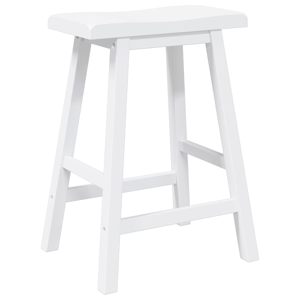 Barhocker 2 Stk. Massivholz