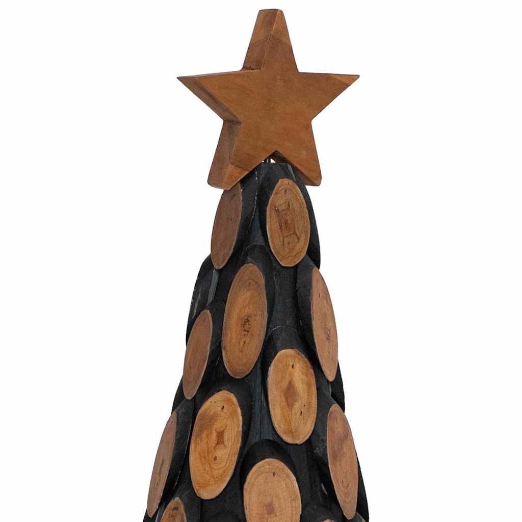 Weihnachtsbaum mit Ständer Braun 61 cm Massivholz Teak