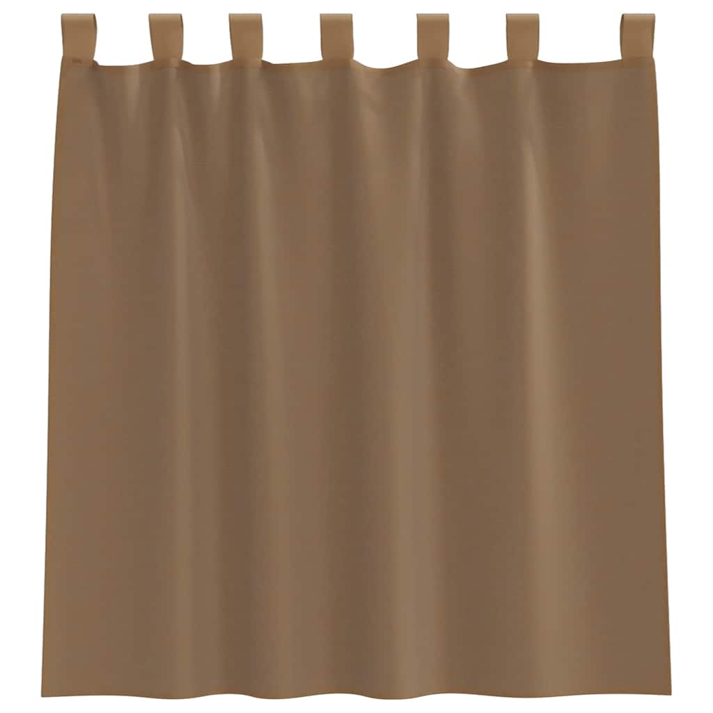Voile Vorhänge mit Ösen 2 Stk. Apfelgrün 140x140 cm