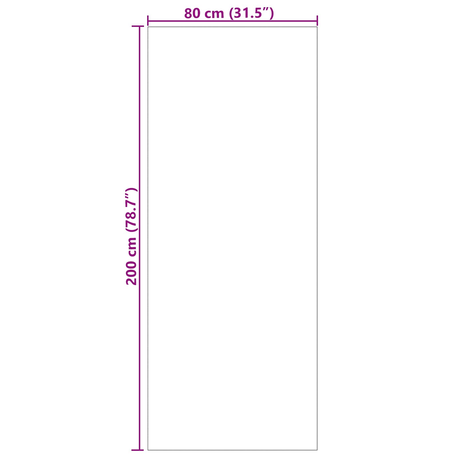 Bereichsteppiche Rechtwinklig FARO Creme 150 x 80 cm Polyester