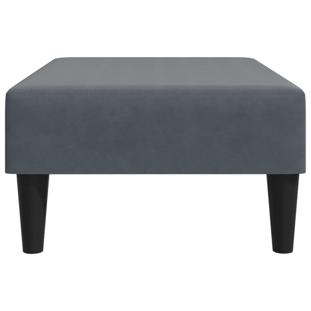 Fußhocker Blau 77x55x31 cm Samt