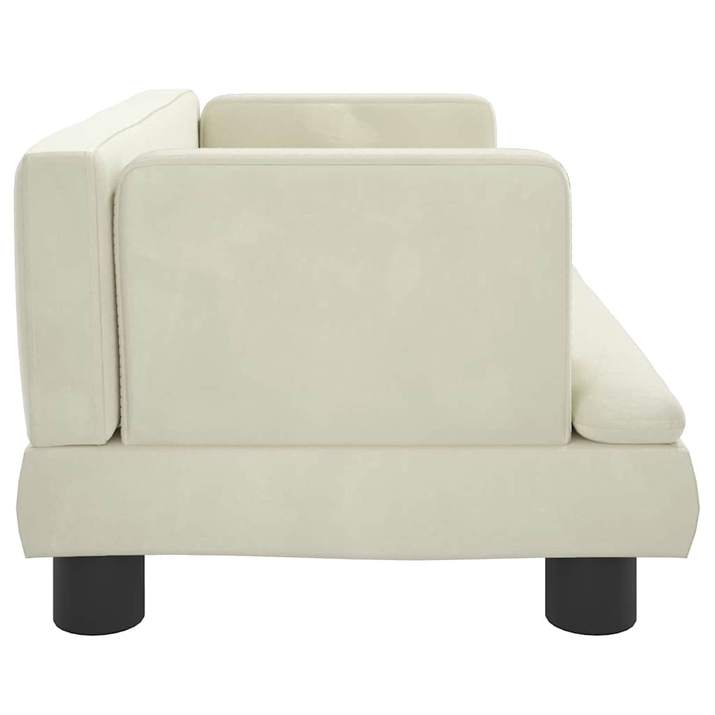 Hundebett Blau 80x45x30 cm Samt