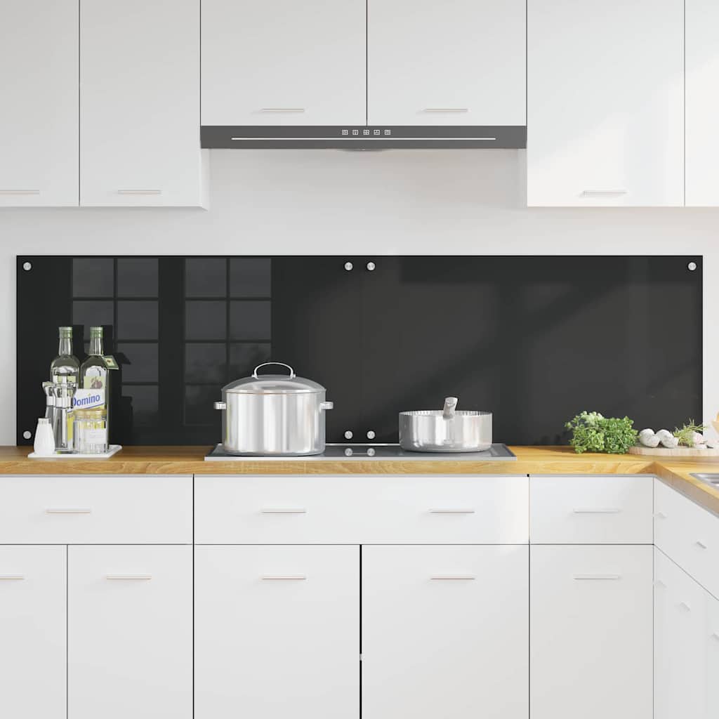 Küchenrückwand 2 pcs Weiß 70 x 40 cm Gehärtetes Glas