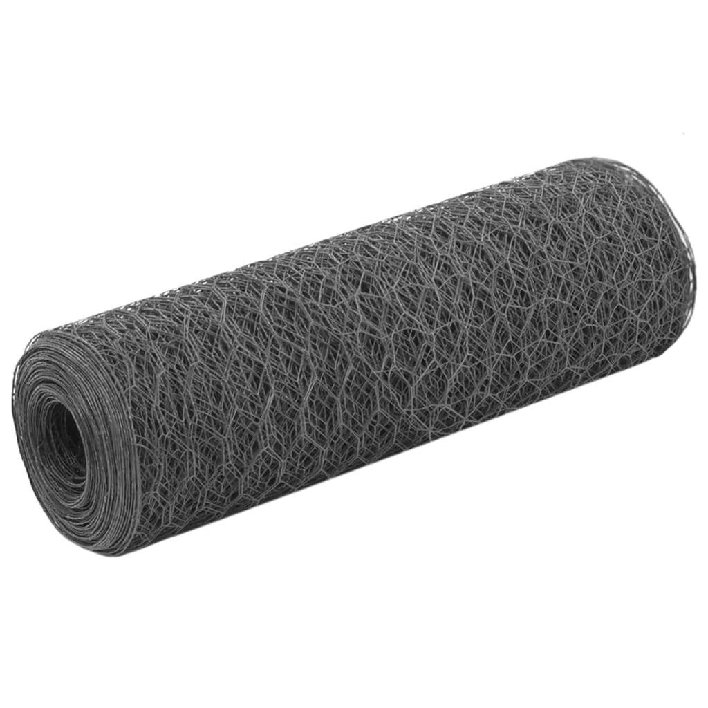 Drahtzaun mit PVC-Beschichtung 25x0,5 m Grün