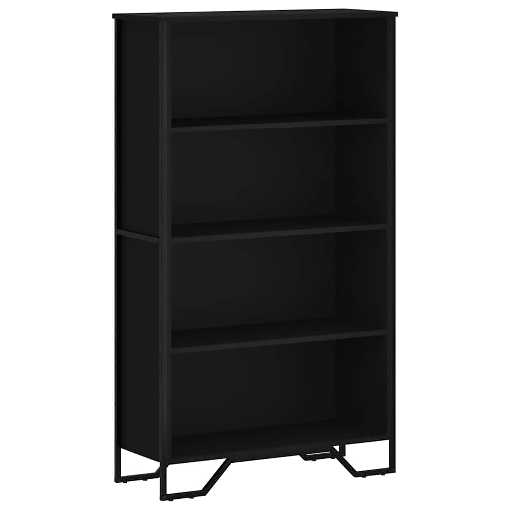 Bücherregal Schwarz 80x31x169 cm Holzwerkstoff
