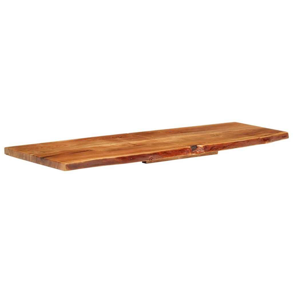 Badezimmer-Waschtischplatte Massivholz Akazie 100x52x2,5 cm