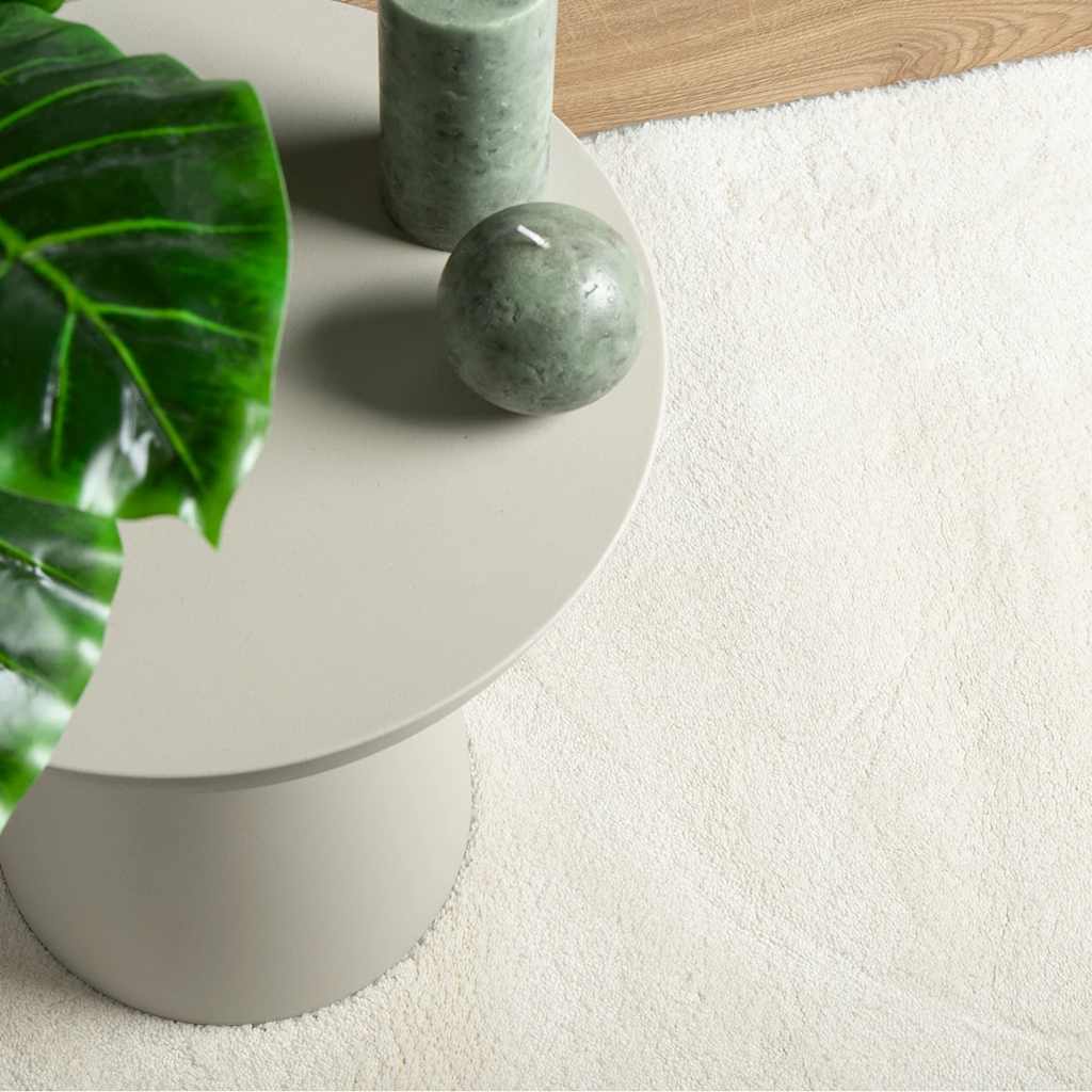 Teppich OVIEDO Kurzflor Anthrazit 120x120 cm