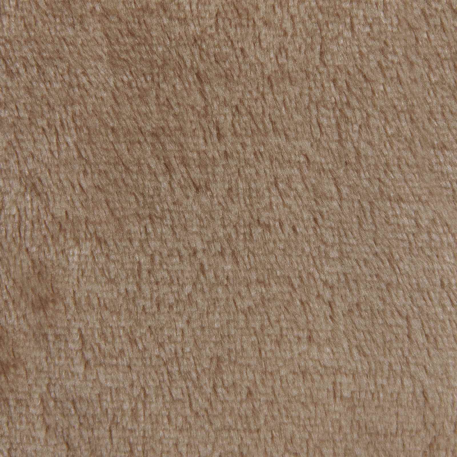 Überwurfdecke Beige 130 x 150 cm Fleece