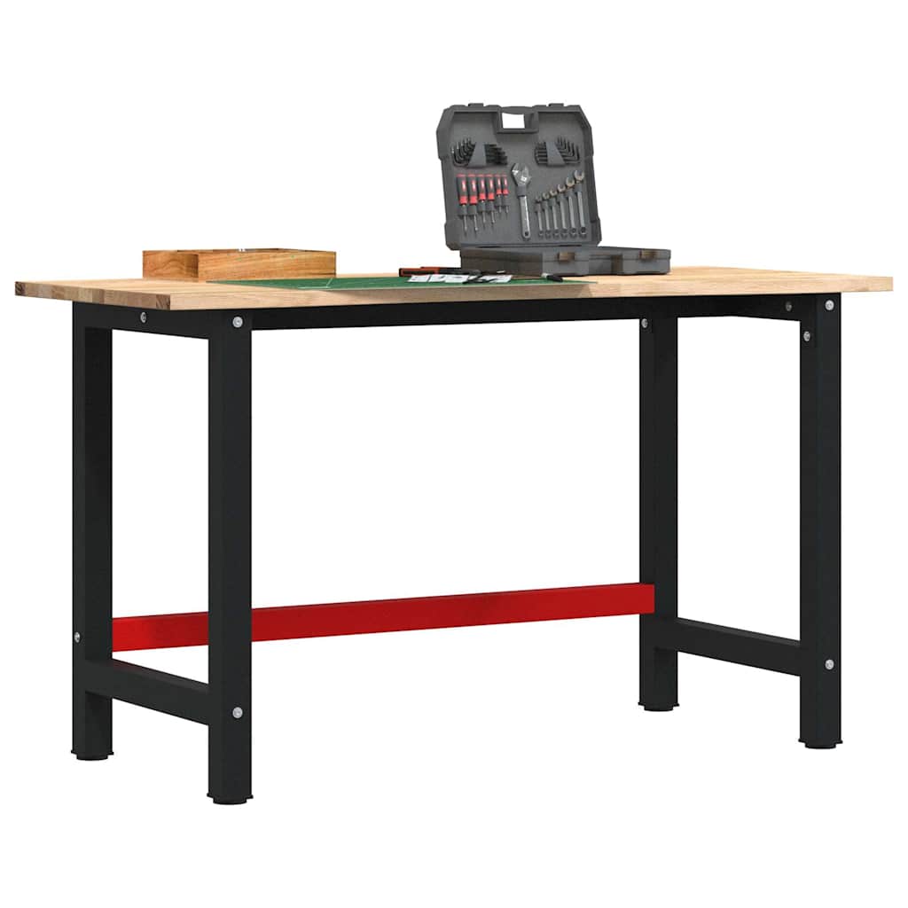 Werkbank 100x60x81,5 cm Massivholz Eiche