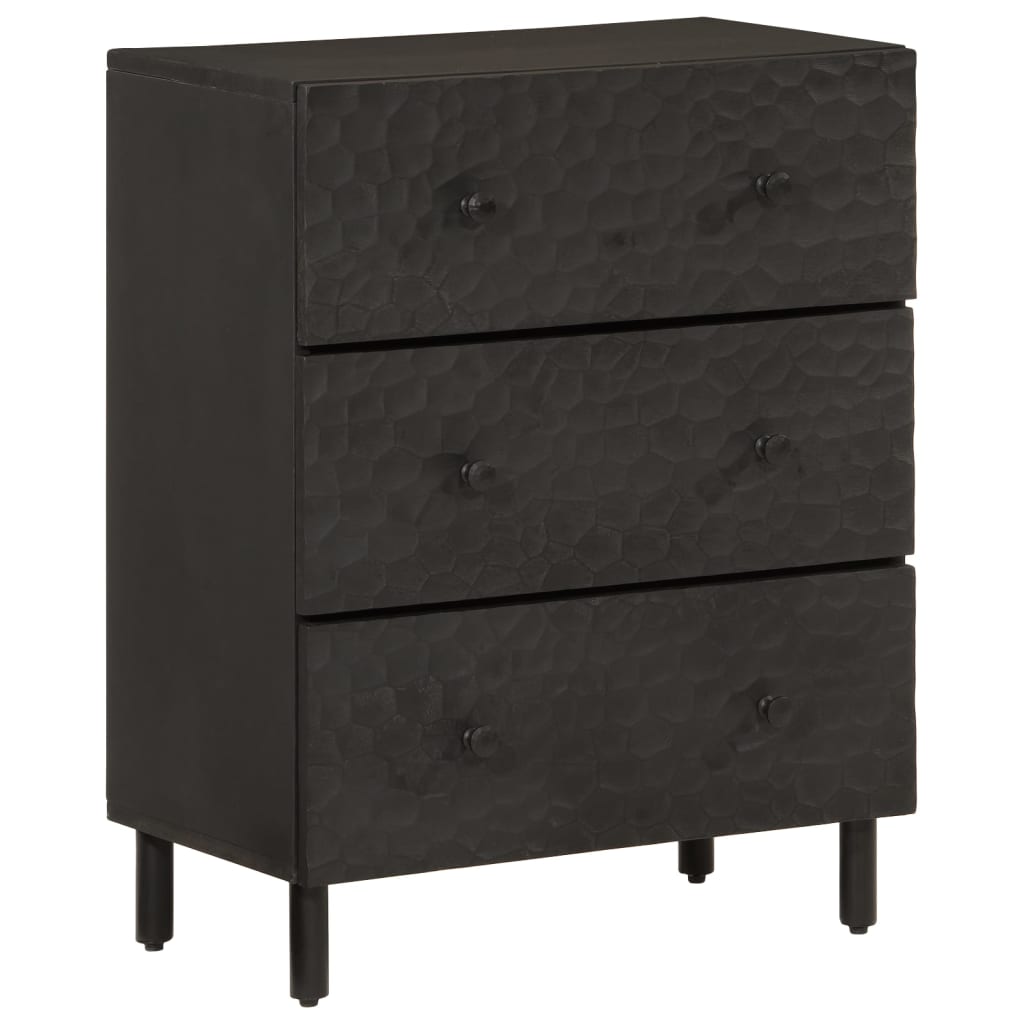 Beistellschrank 60x33x75 cm Massivholz Akazie