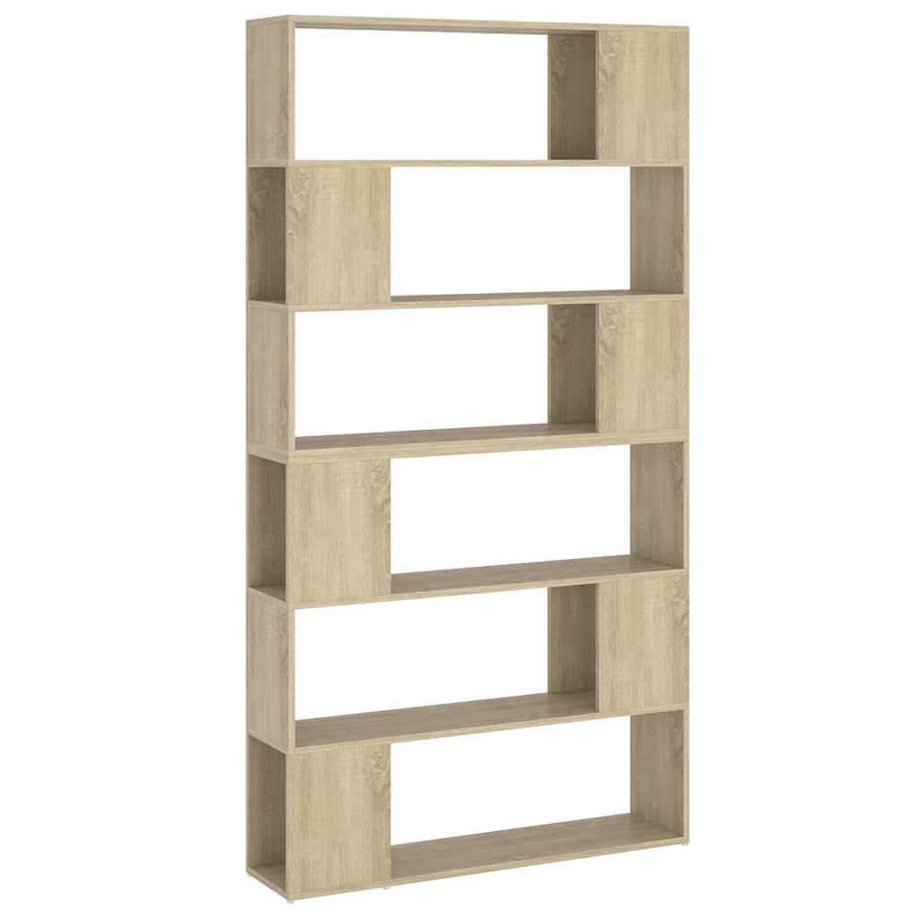 Bücherregal Raumteiler Weiß 100x24x188 cm