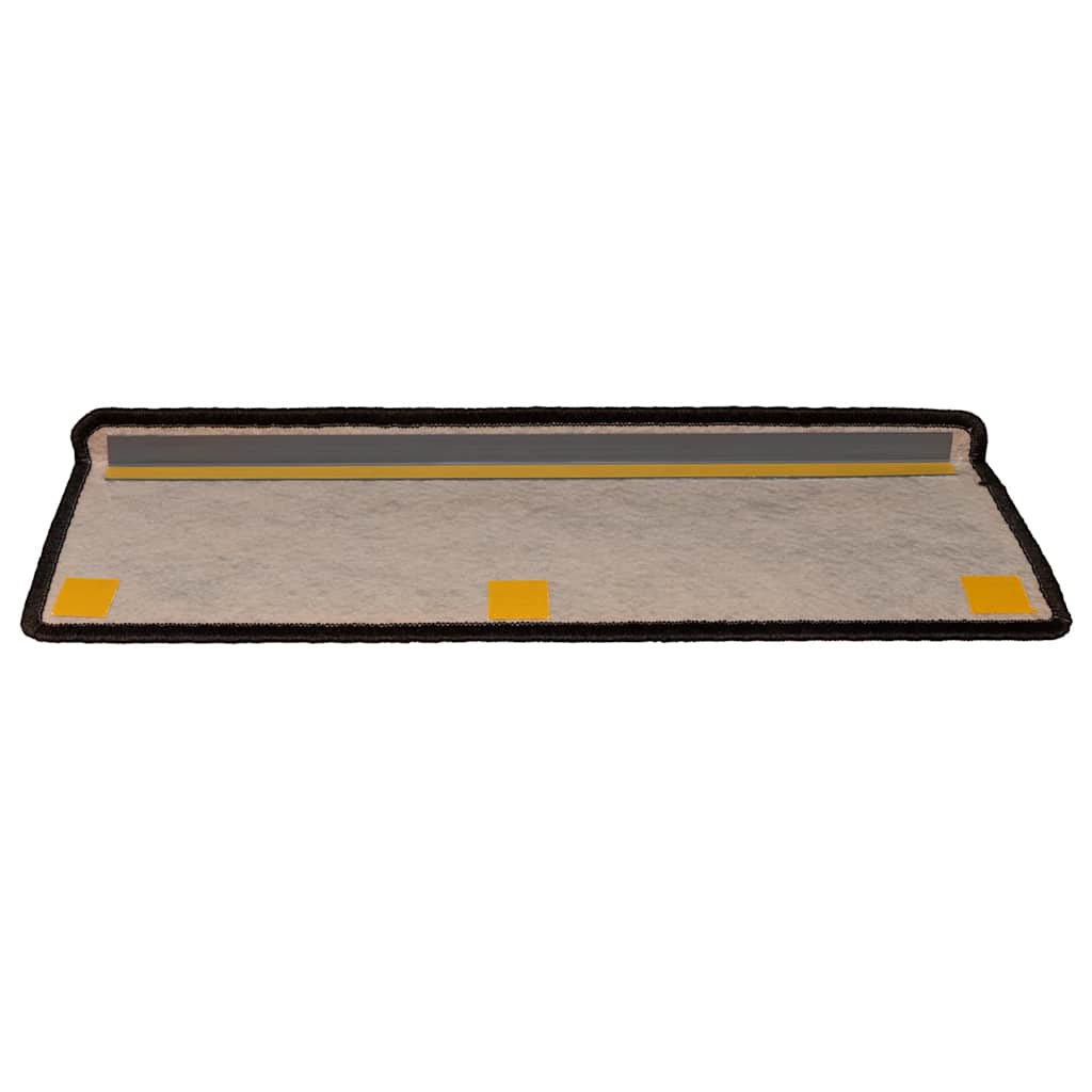 Treppenmatten Selbstklebend Sisal-Look 15 Stk. 65x21x4 Platina