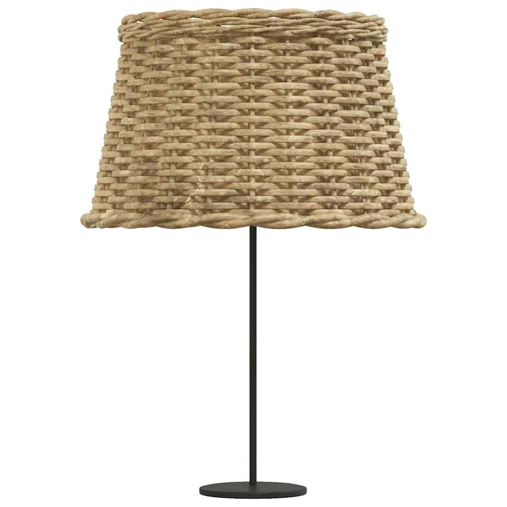 Lampenschirm Weiß Ø15x12 cm Korbweide