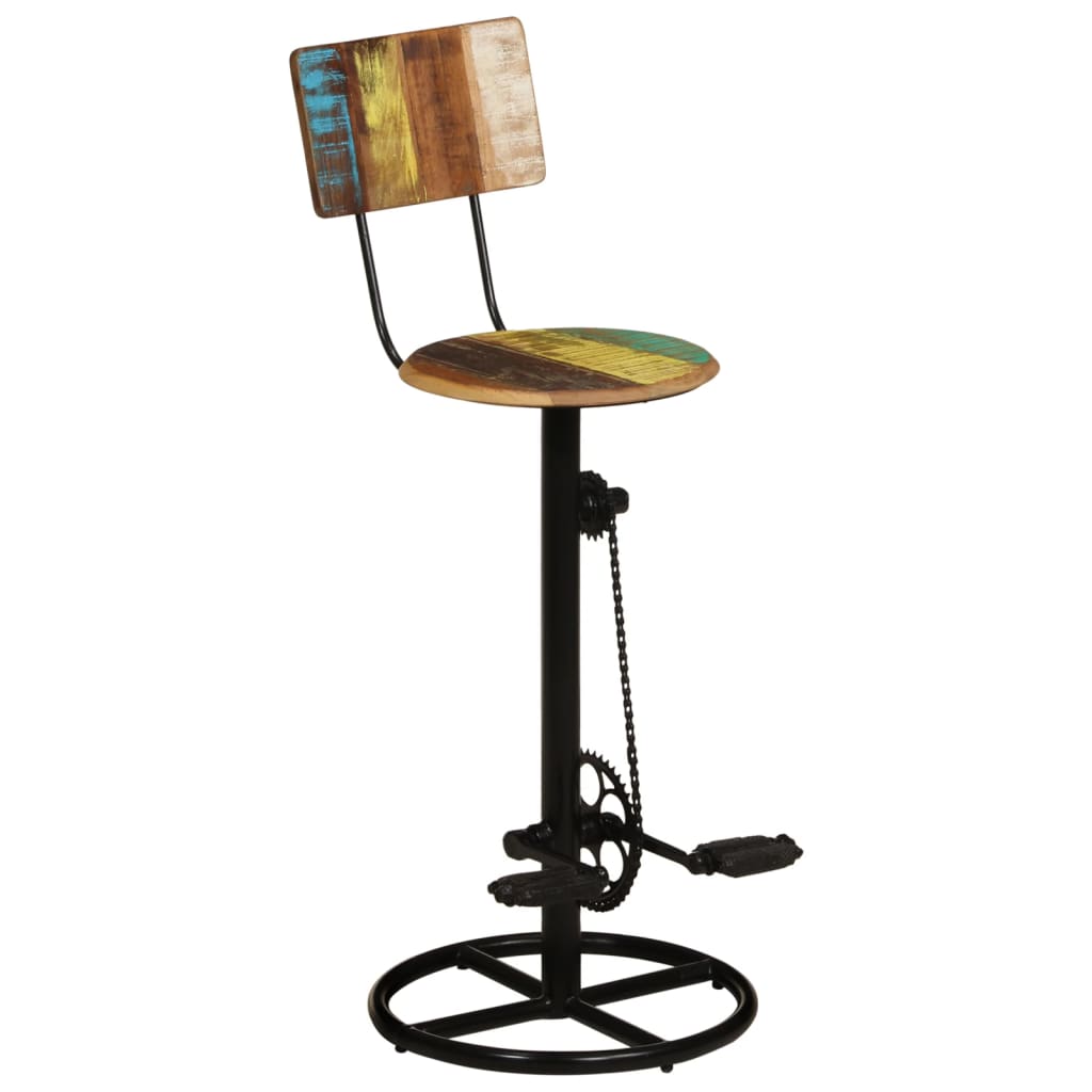 Barhocker 2 Stk. Massivholz Mango