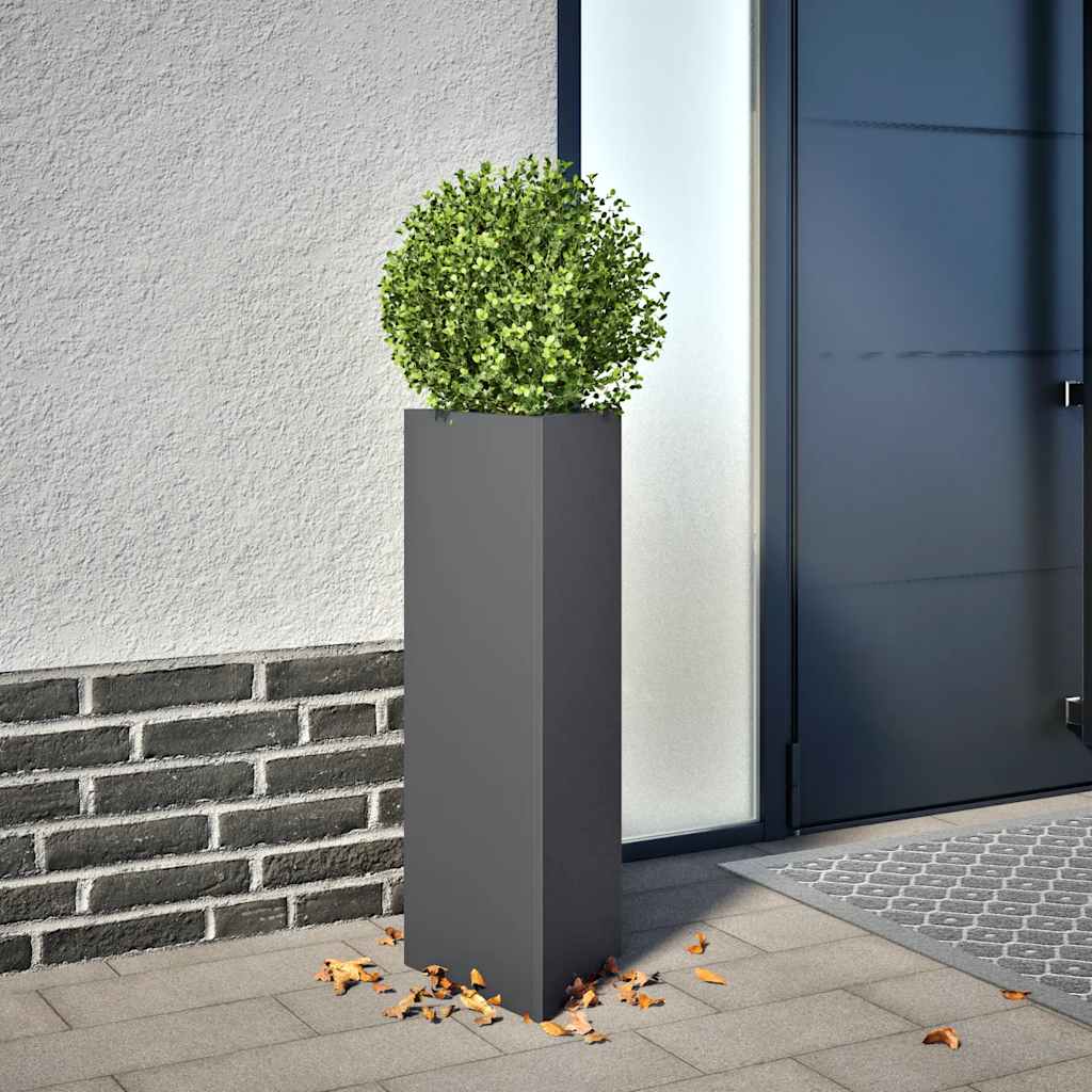 Pflanzkübel 30x26x75 cm Cortenstahl