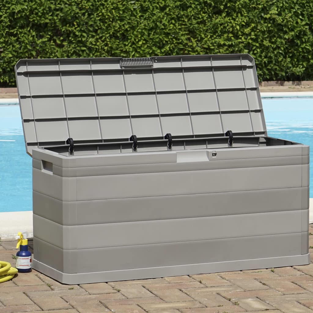 Gartenbox Schwarz 117×45×56 cm