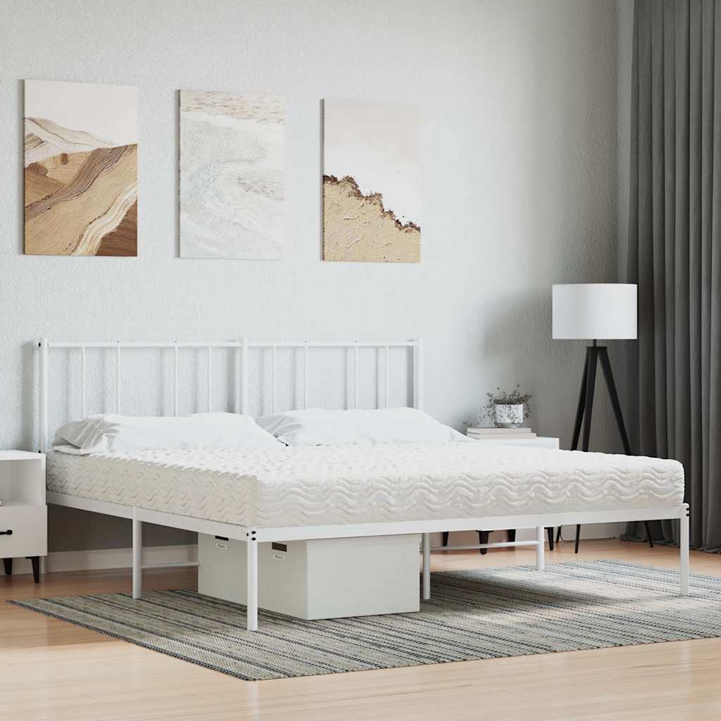 Schaumstoffmatratze Weiß 80x200 cm Härtegrad H2 H3