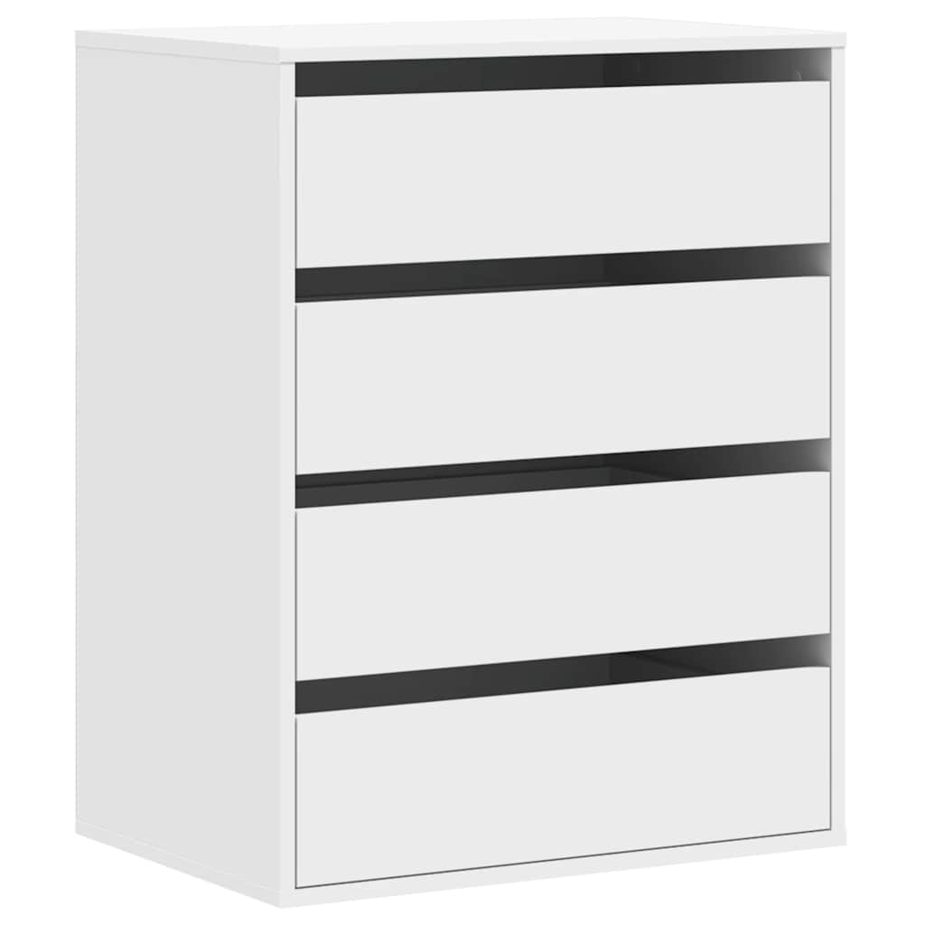 Schubladenschrank Schwarz Eichen-Optik 41 x 40 x 58 cm