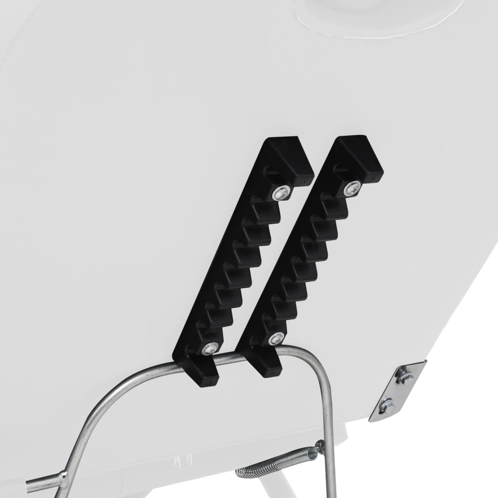 Kosmetikstuhl Kunstleder Schwarz 180x62x78 cm