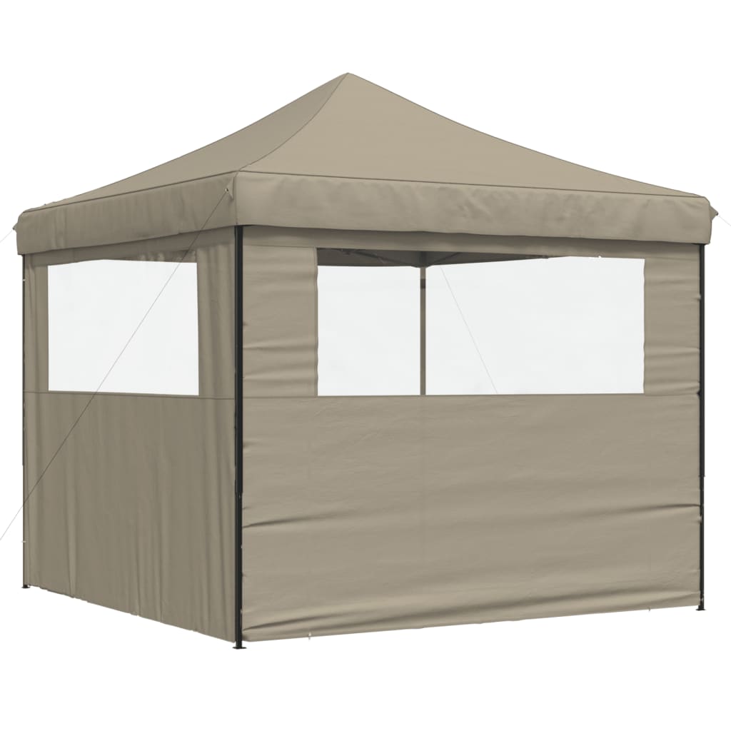 Partyzelt Faltbar Pop-Up Schwarz 292x292x315 cm