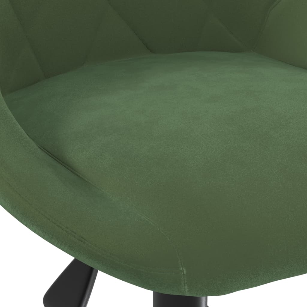 Bürostuhl Drehbar Creme Samt