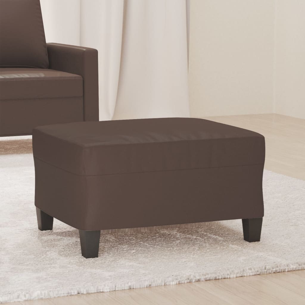 Fußhocker Schwarz 60x50x41 cm Kunstleder