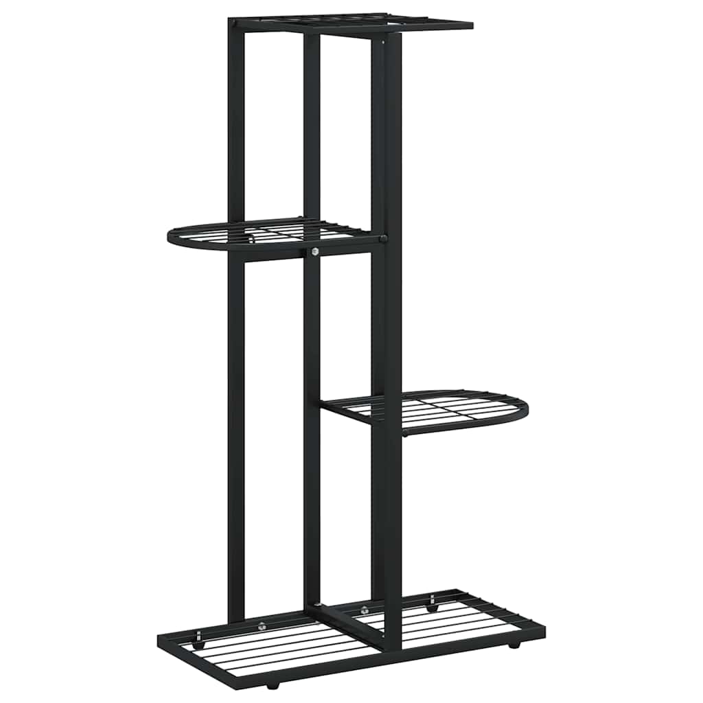 Blumenständer 5-Etagen 43x22x98 cm Weiß Metall