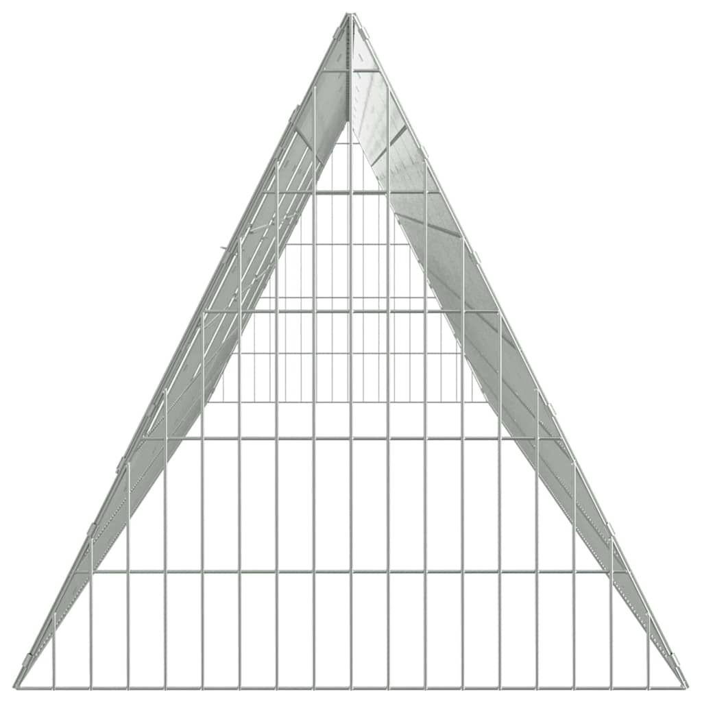 Hasenkäfig Silber 110 x 55 x 55 cm Verzinkter Stahl