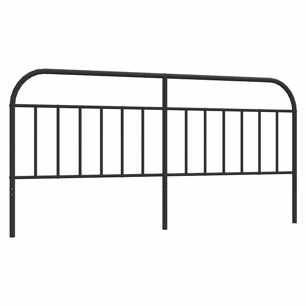 Ersatz-Kopfteil Metall Schwarz 75 cm