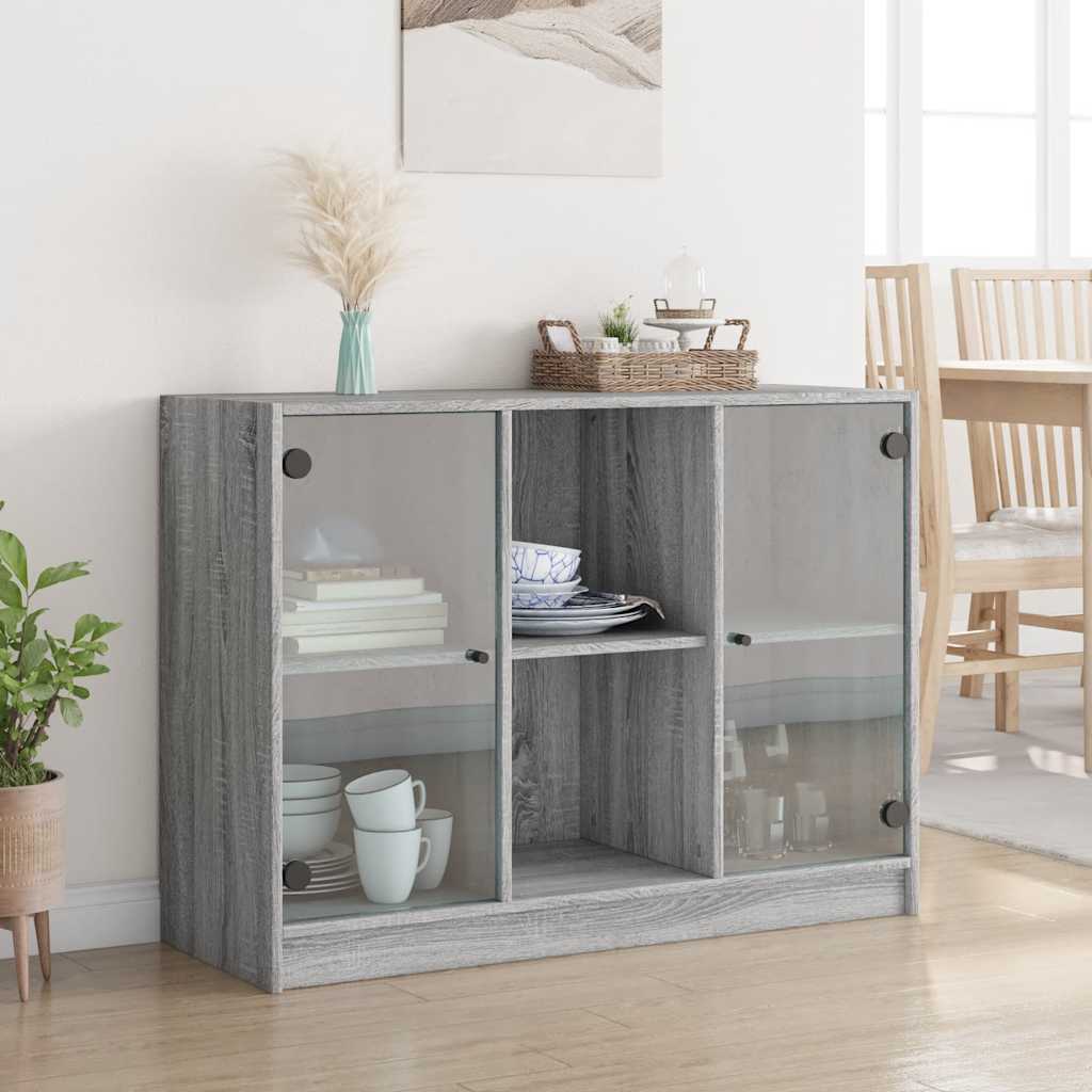 Bücherschrank mit Türen Weiß 204x37x75 cm Holzwerkstoff