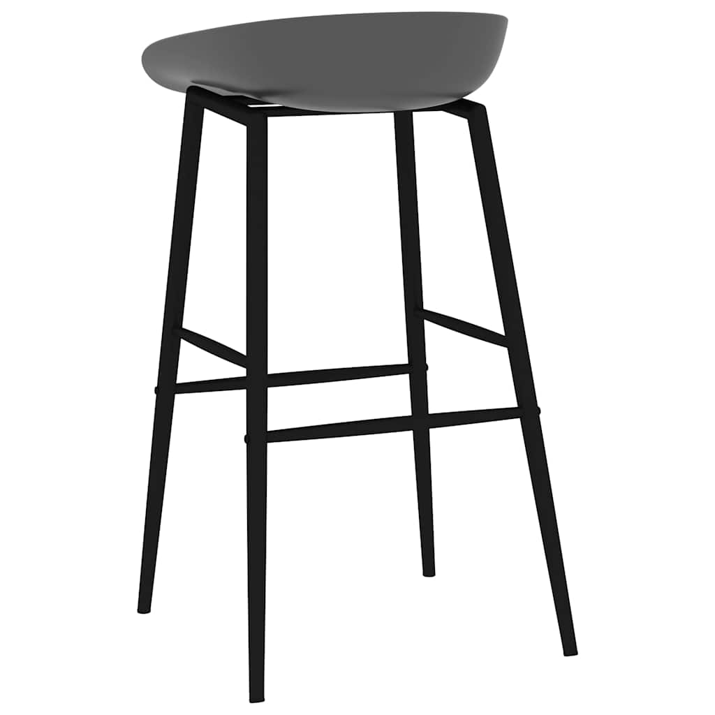 Barhocker 2 Stk. Schwarz