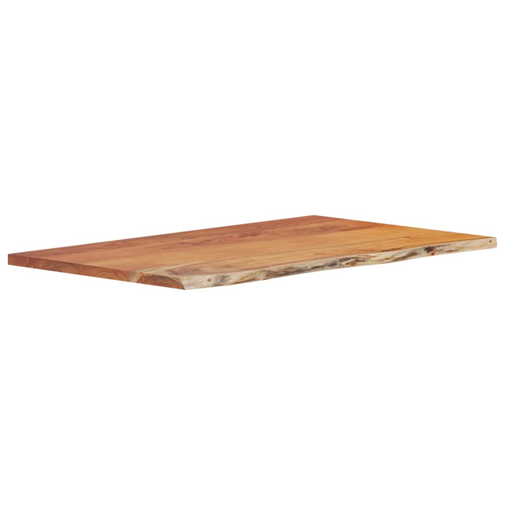 Wandregal 40x20x2,5 cm Rechteckig Massivholz Akazie Baumkante