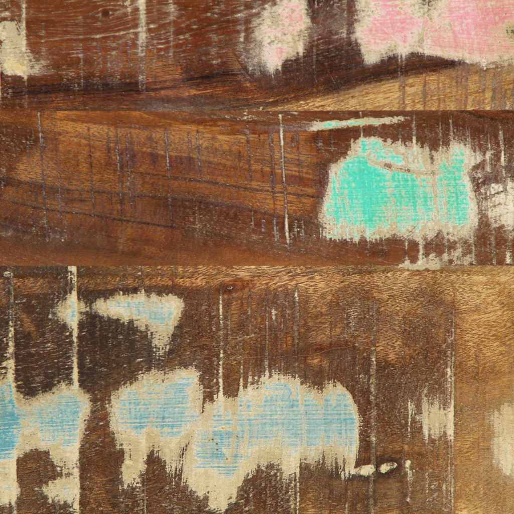 Nachttisch 40 x 35 x 50 cm Massives upgecyceltes Holz