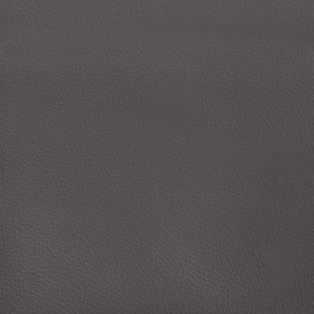 Taschenfederkernmatratze Mittel Schwarz 80x200x20 cm Kunstleder