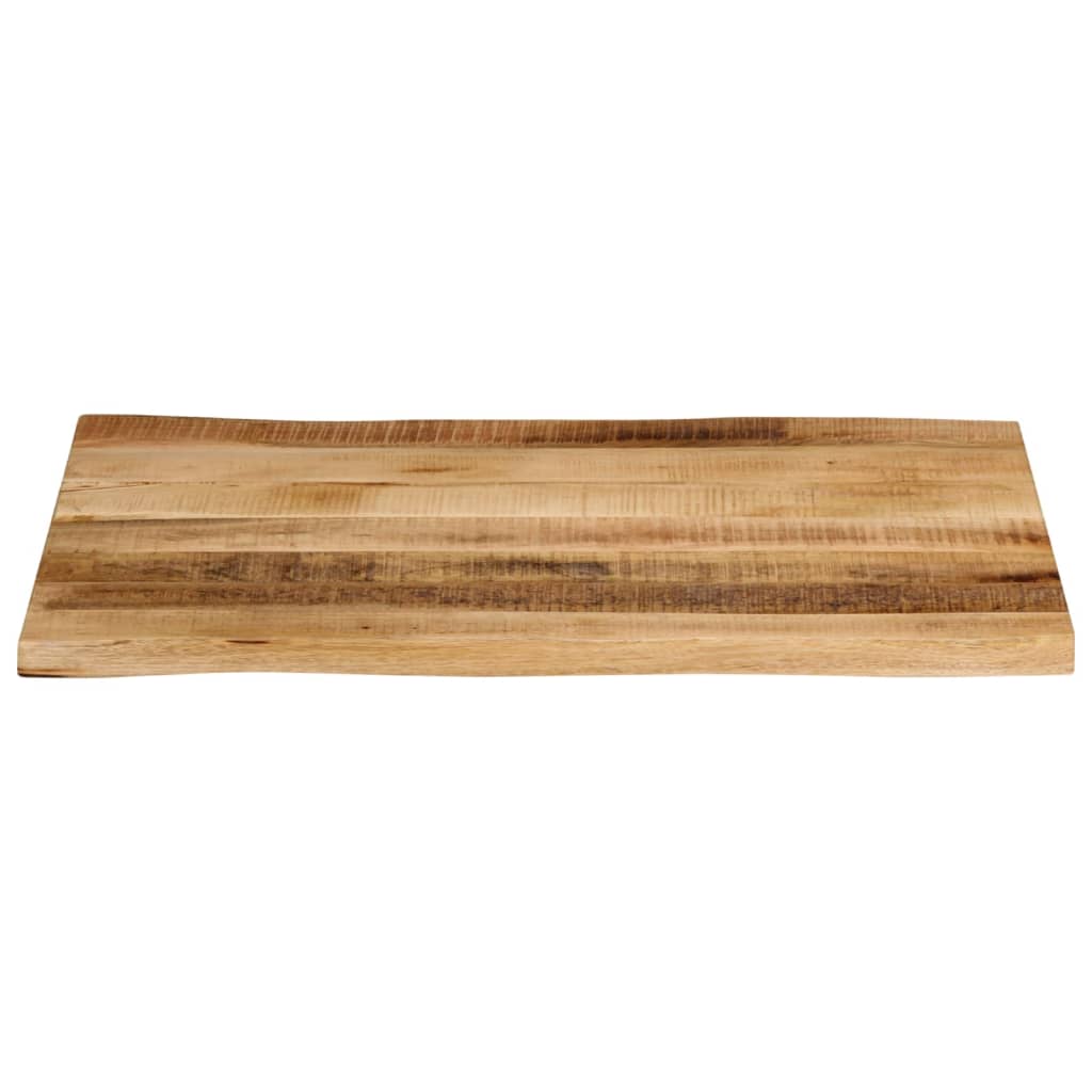 Tischplatte 40x40x2,5 cm Rechteckig Massivholz Akazie Baumkante