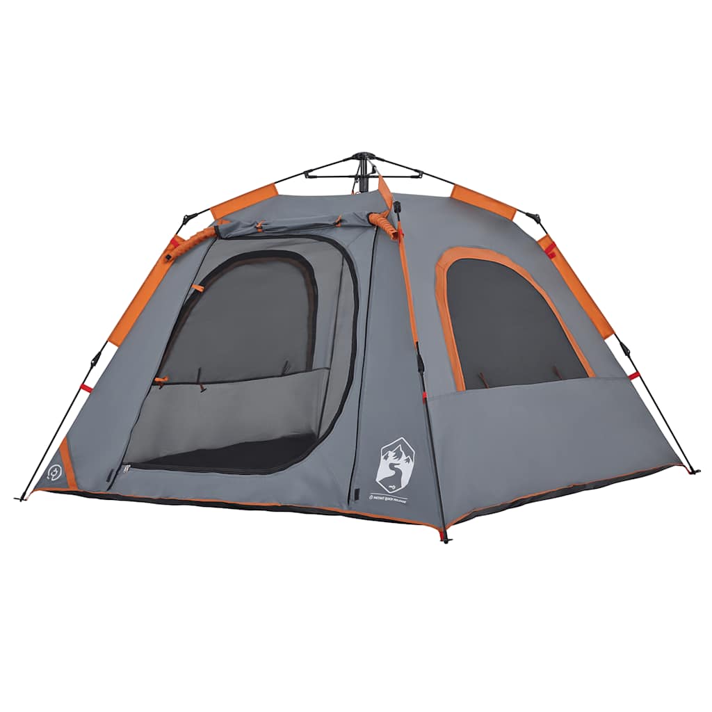 Kuppel-Campingzelt 4 Personen Grün Quick Release