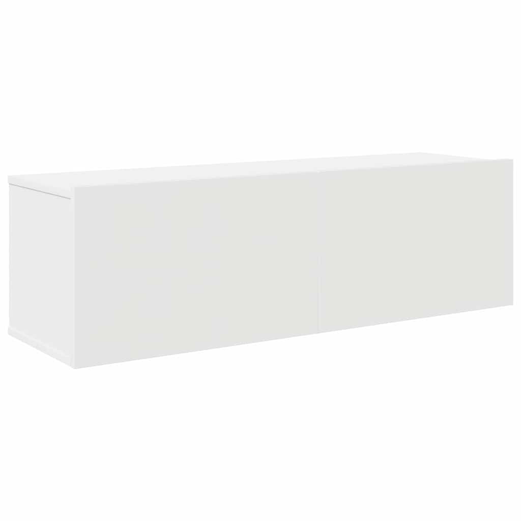 4-tlg. TV-Schrank-Set Weiß Holzwerkstoff